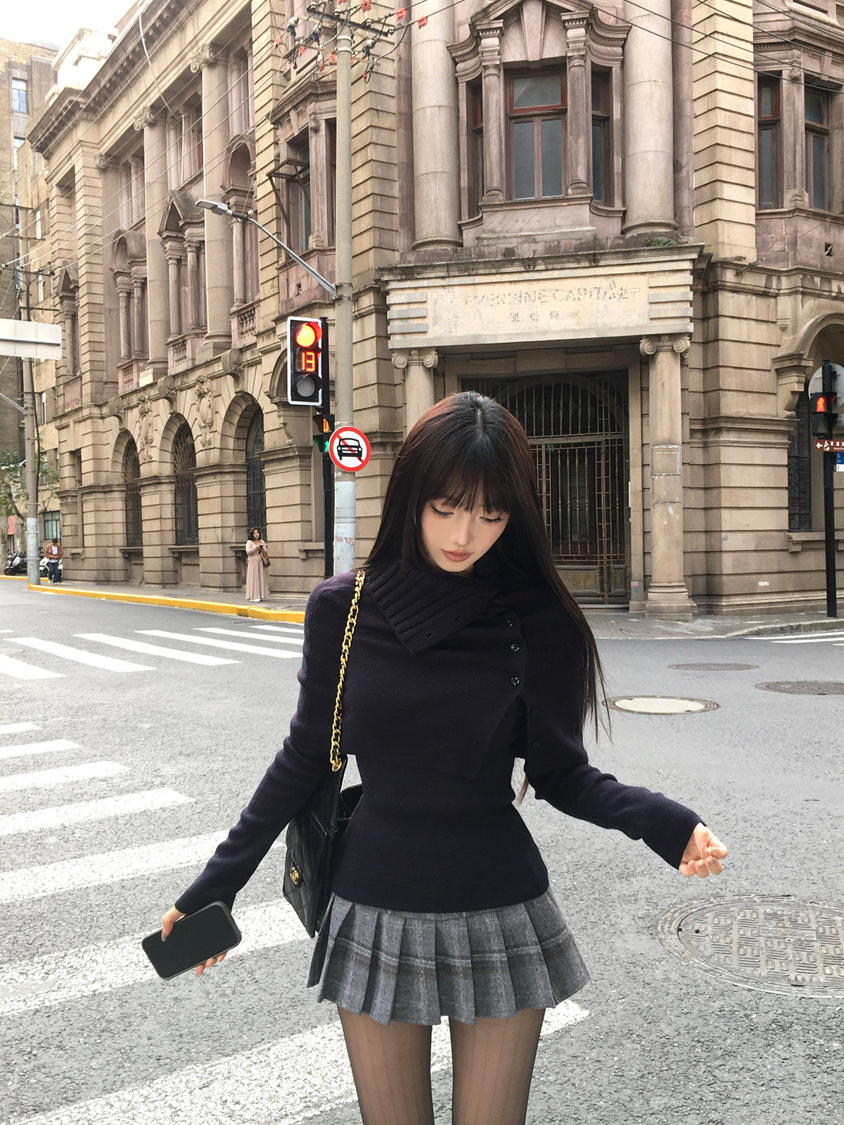 Women's Knit Top & Skirt Set