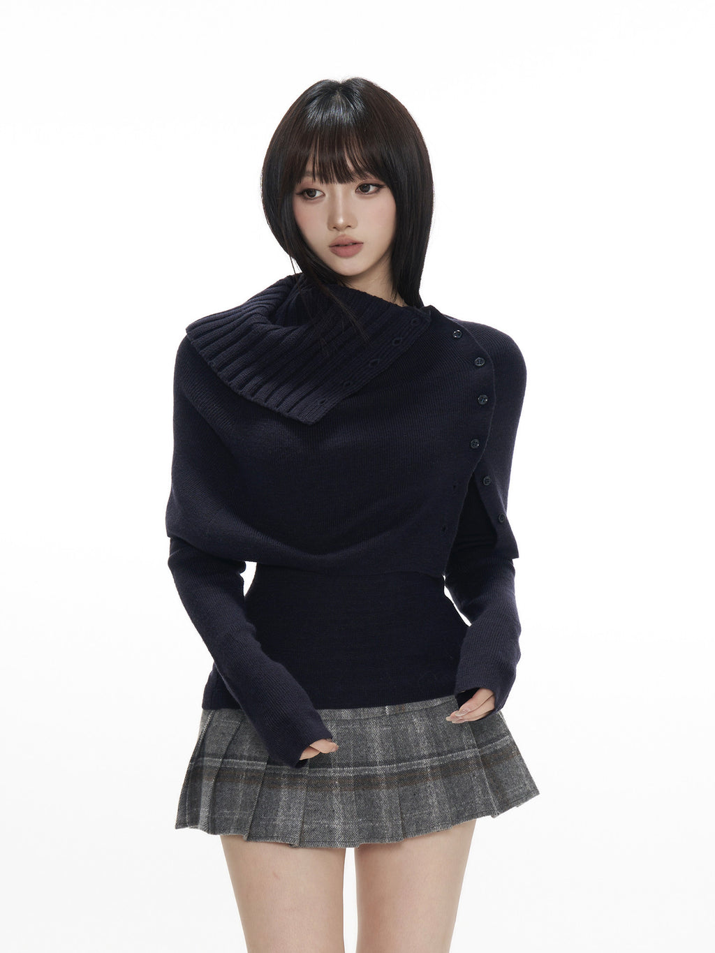 Women's Knit Top & Skirt Set