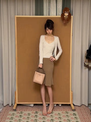 Cardigan, Cami Top & Bodycon Mini Skirt Three-Piece Set