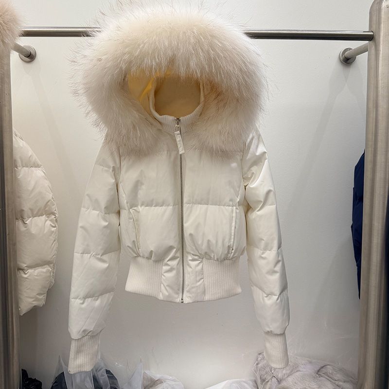 Women’s 90% Duck Down Cropped Puffer Jacket