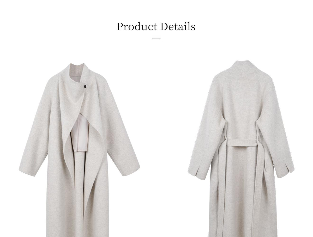Women's Relaxed Oversized Long Wool Coat