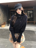 Relaxed-Fit Long-Sleeve Sweater and Skirt Set with a Flattering Defined Waist
