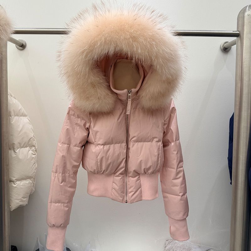 Women’s 90% Duck Down Cropped Puffer Jacket