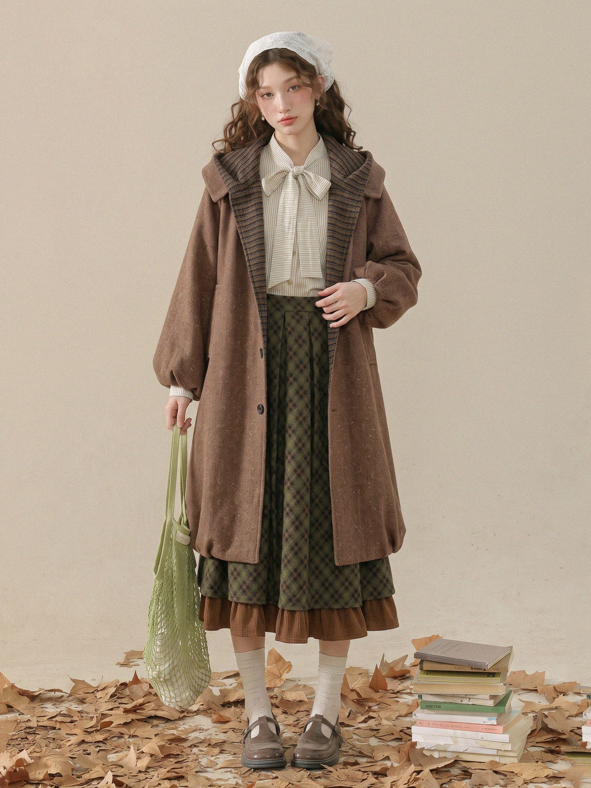 Mid-Length Relaxed-Fit Hooded Coat