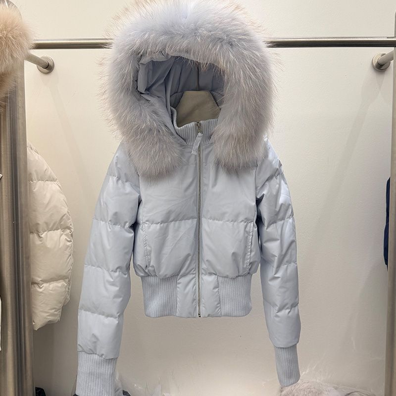 Women’s 90% Duck Down Cropped Puffer Jacket