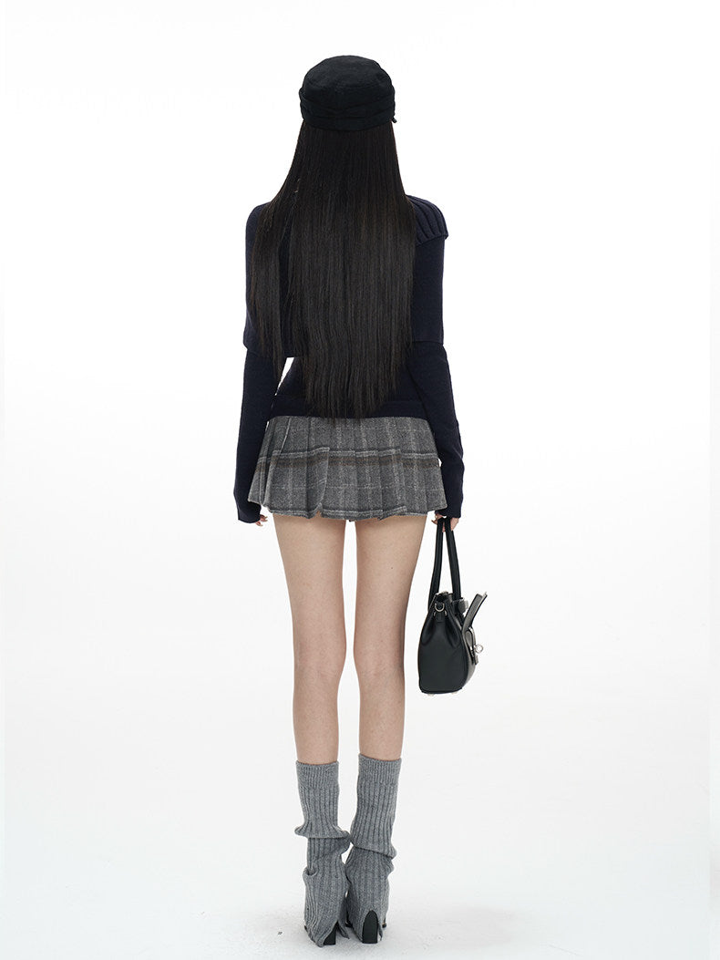 Women's Knit Top & Skirt Set