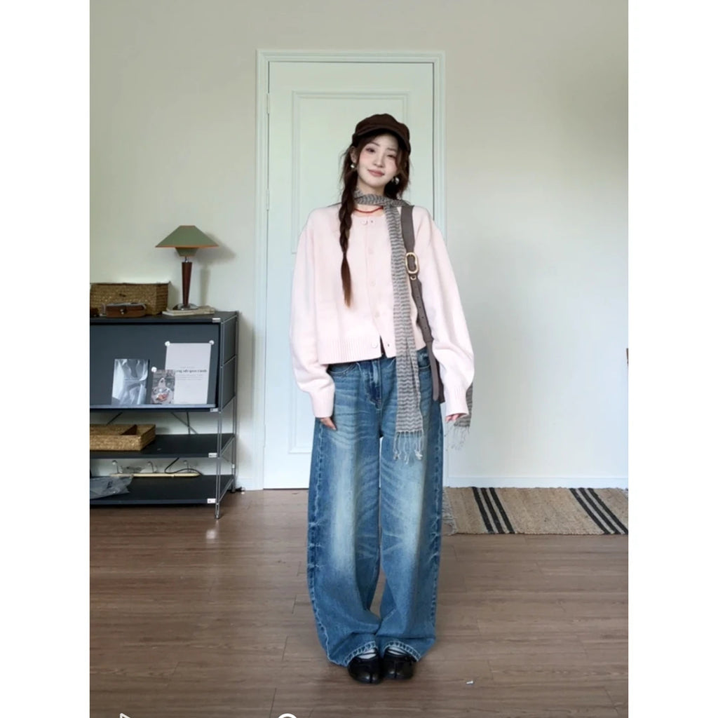Loose Wide-Leg Jeans