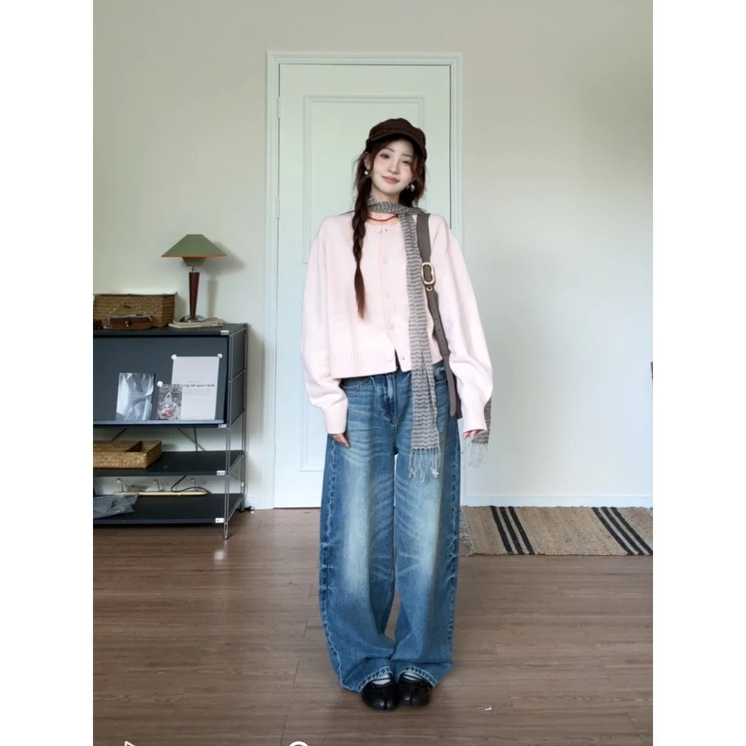 Loose Wide-Leg Jeans
