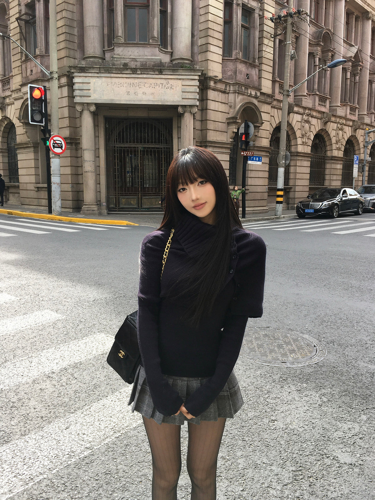 Women's Knit Top & Skirt Set