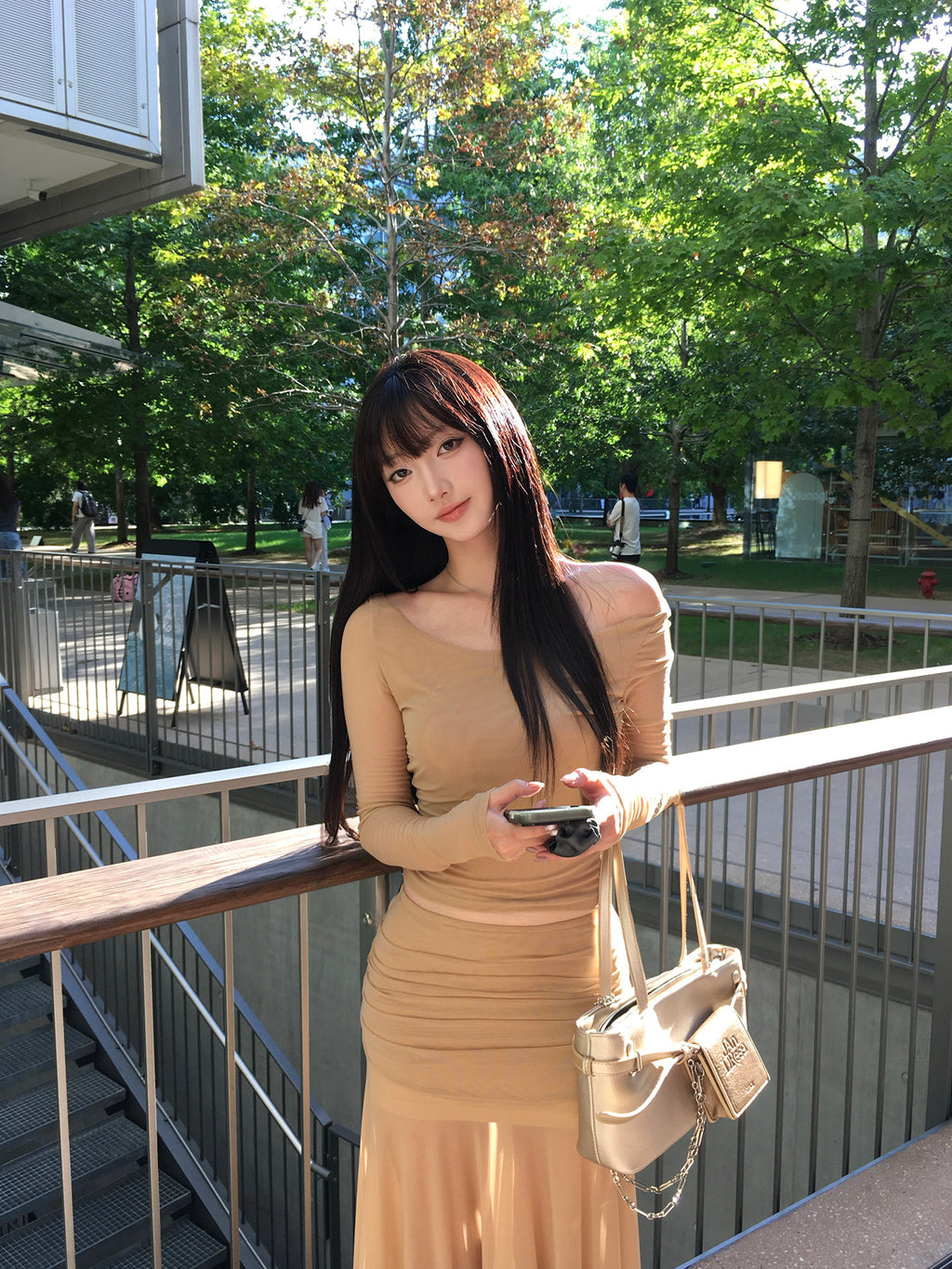 tube top+top+skirt