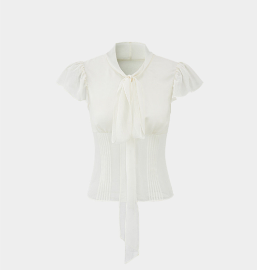 Hollow-Out Crop Top & Skirt Two-Piece Set