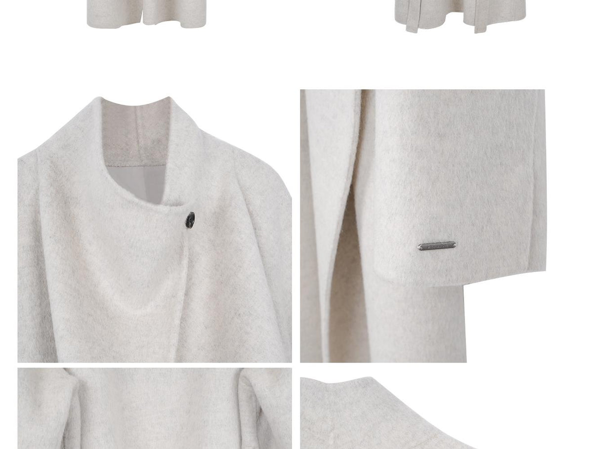 Women's Relaxed Oversized Long Wool Coat