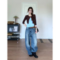 Loose Wide-Leg Jeans