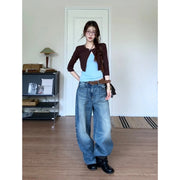 Loose Wide-Leg Jeans
