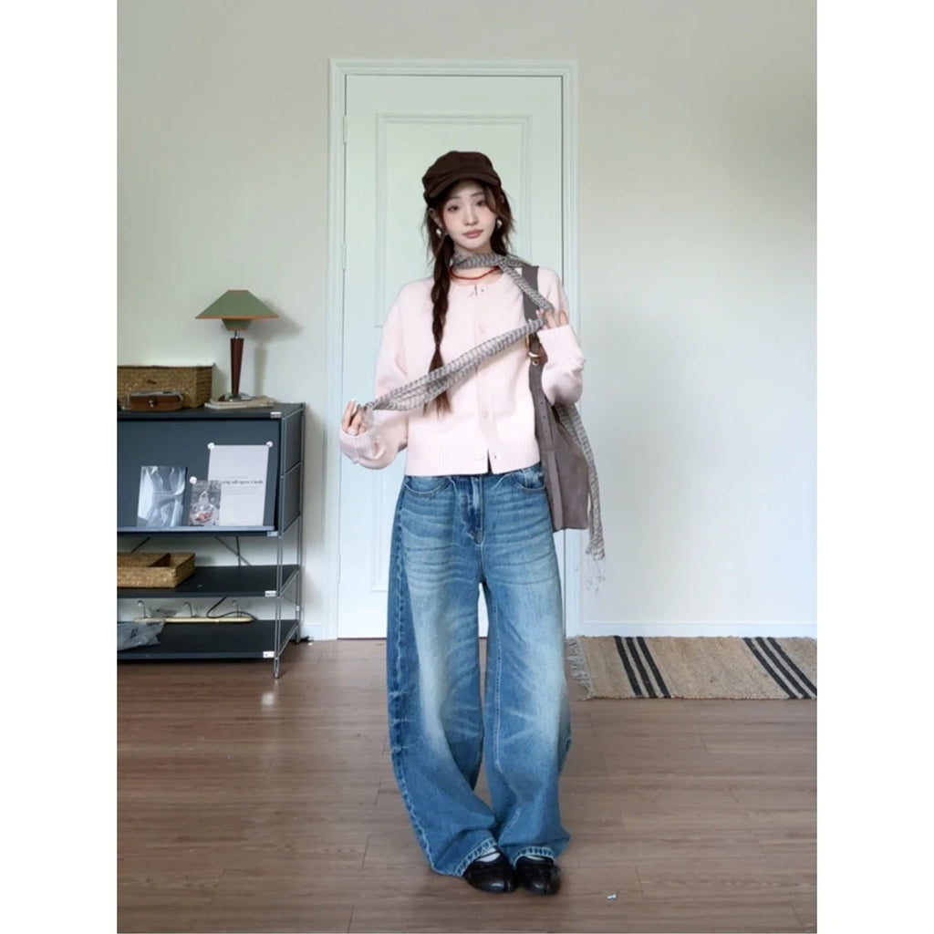 Loose Wide-Leg Jeans