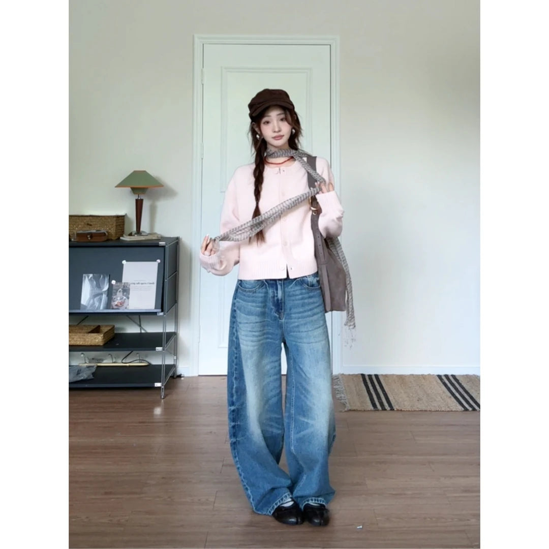 Loose Wide-Leg Jeans