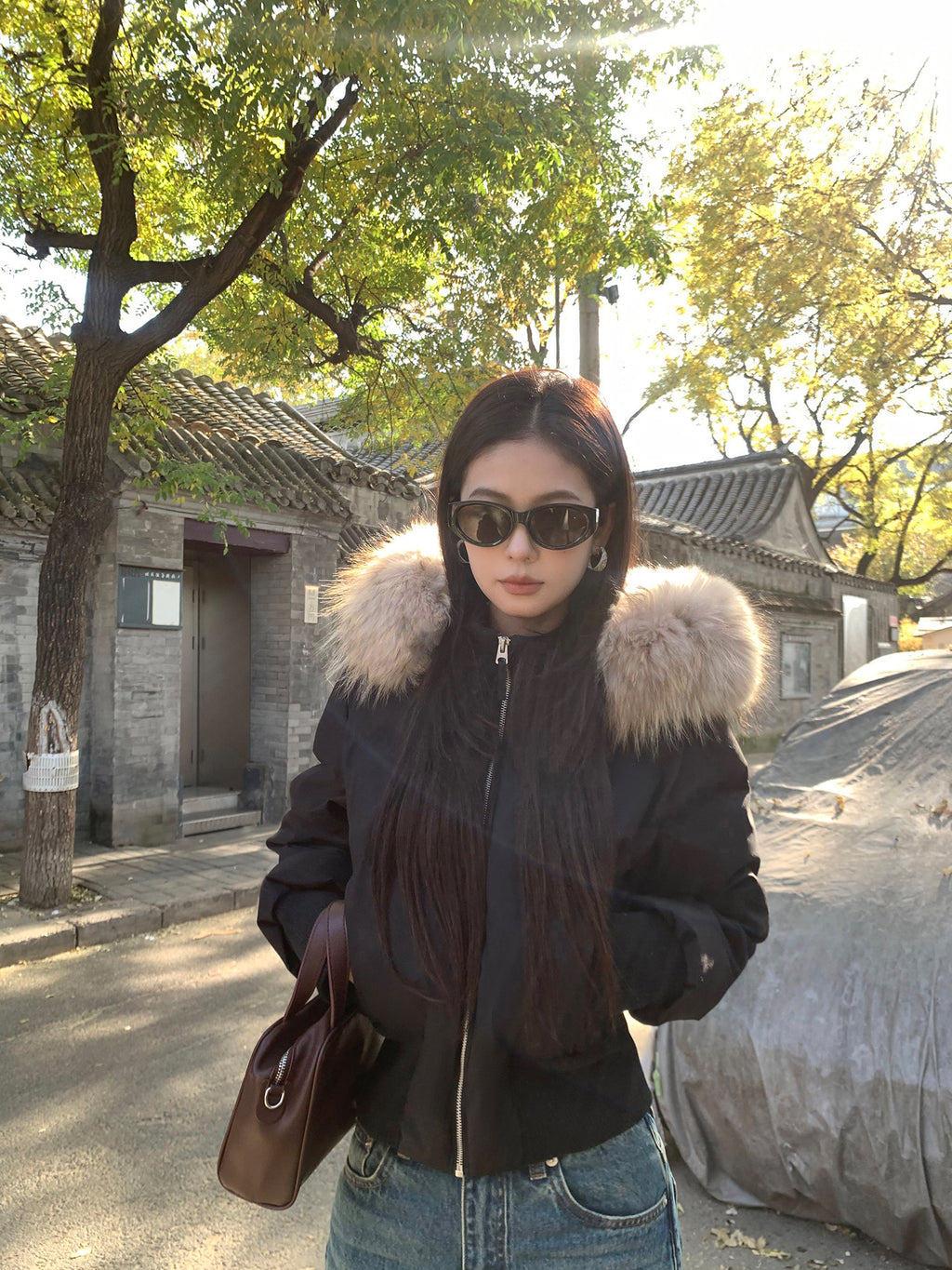 Women’s 90% Duck Down Cropped Puffer Jacket