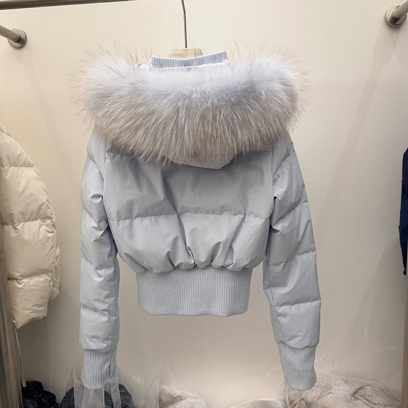 Women’s 90% Duck Down Cropped Puffer Jacket