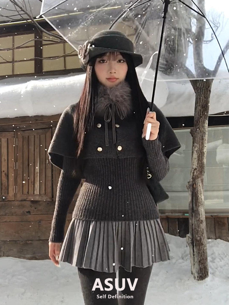 Grey Knit Co-ord Set