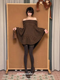 Women's Turtleneck Cable-Knit Cape Sweater with Batwing Sleeves