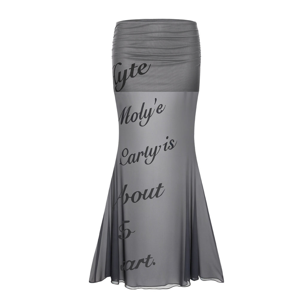 Spaghetti Strap Top + Mermaid Maxi Skirt