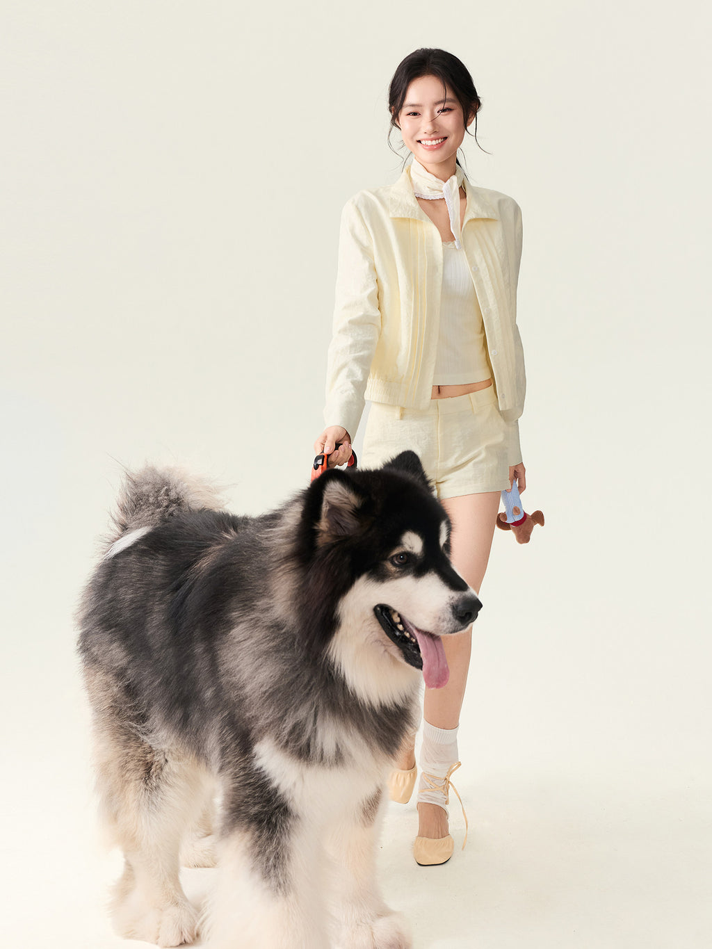 Lightweight Cardigan & Shorts Two-Piece Set for Women