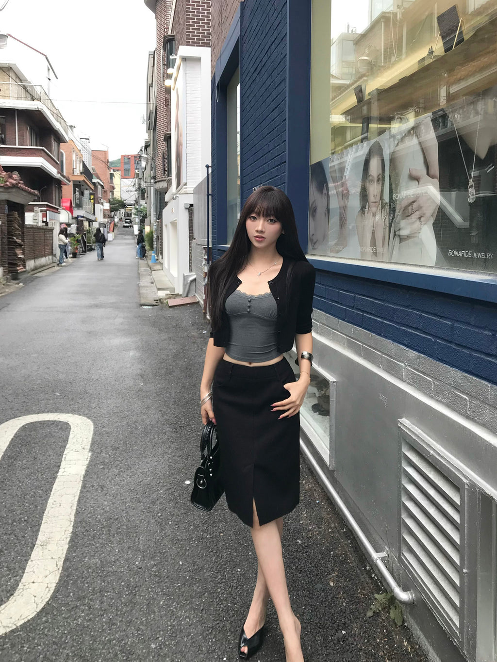 Outerwear and cami set