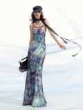 Printed cami dress