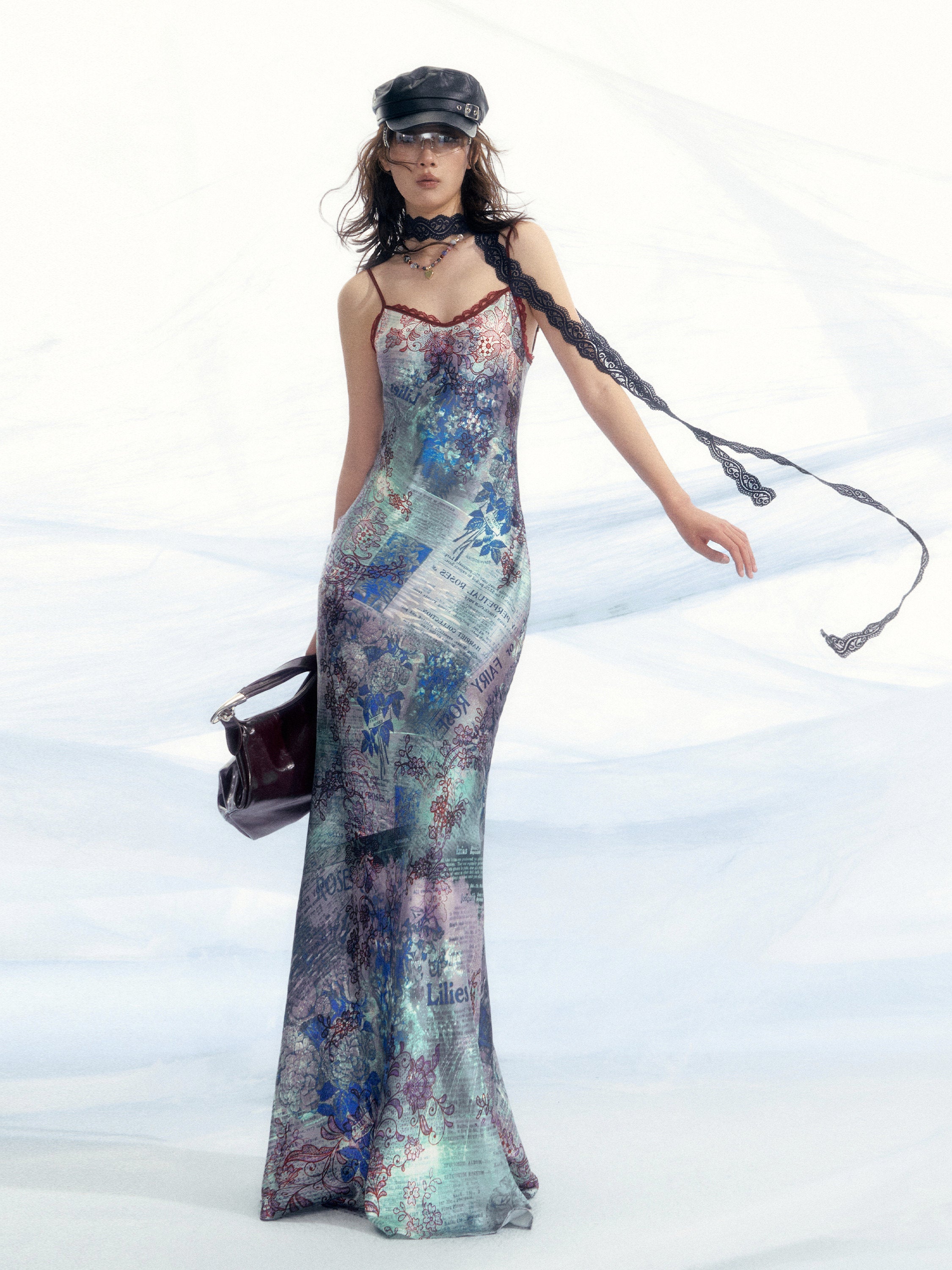 Printed cami dress
