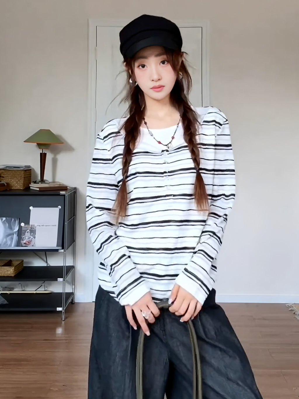 Striped Long-Sleeve T-shirt