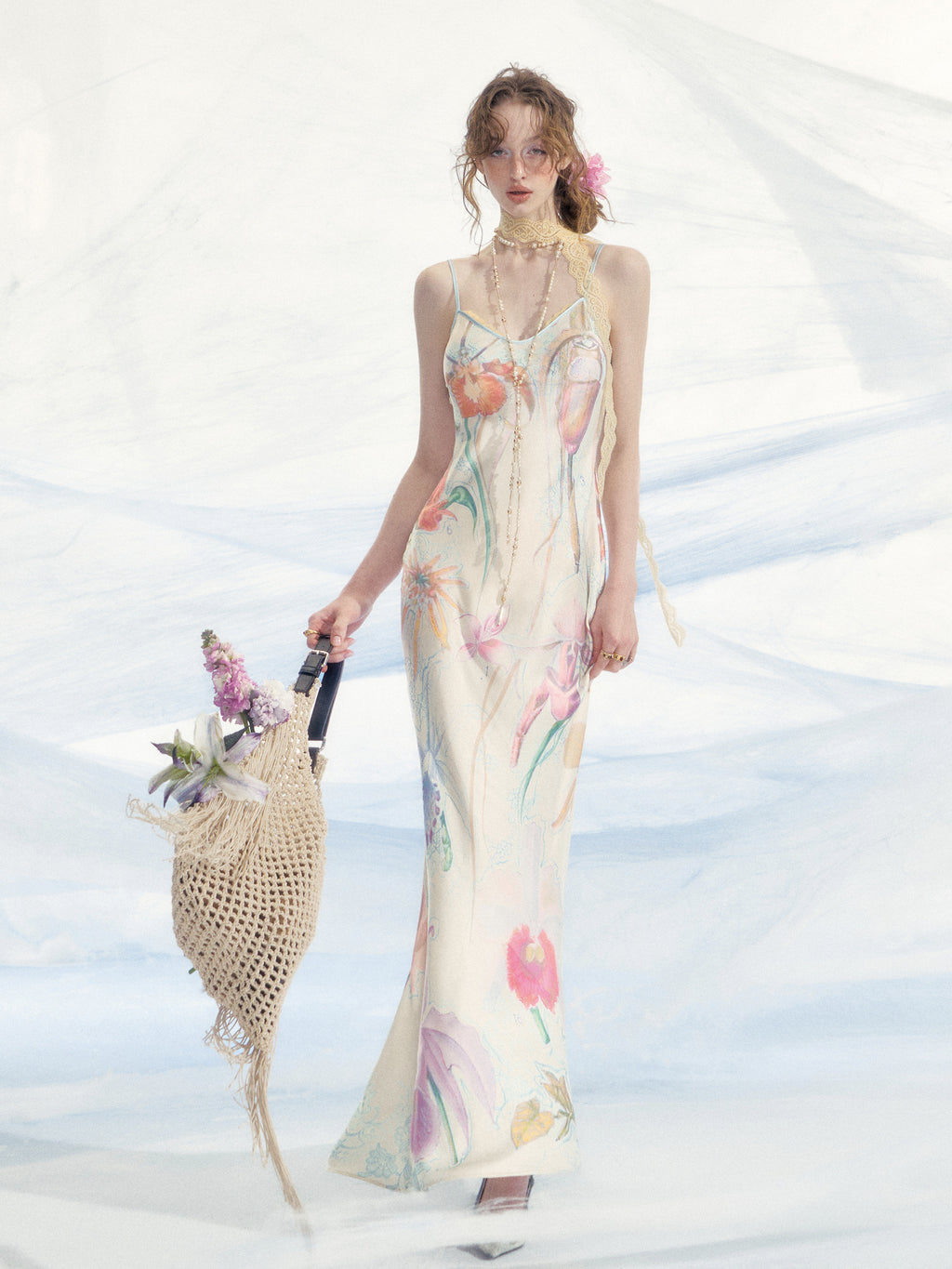 Printed cami dress