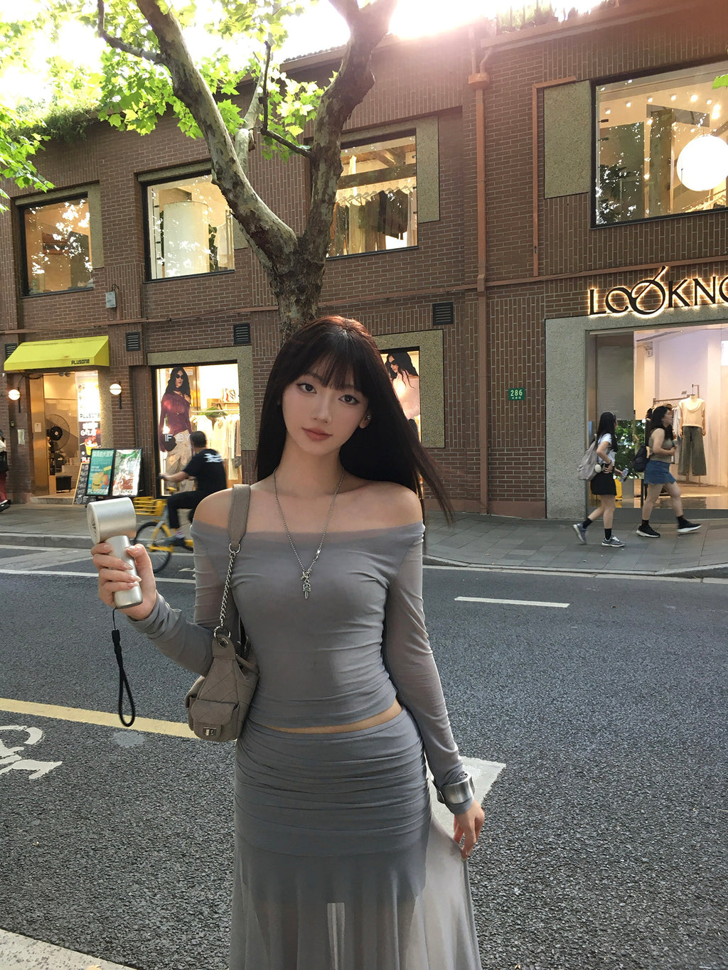 tube top+top+skirt