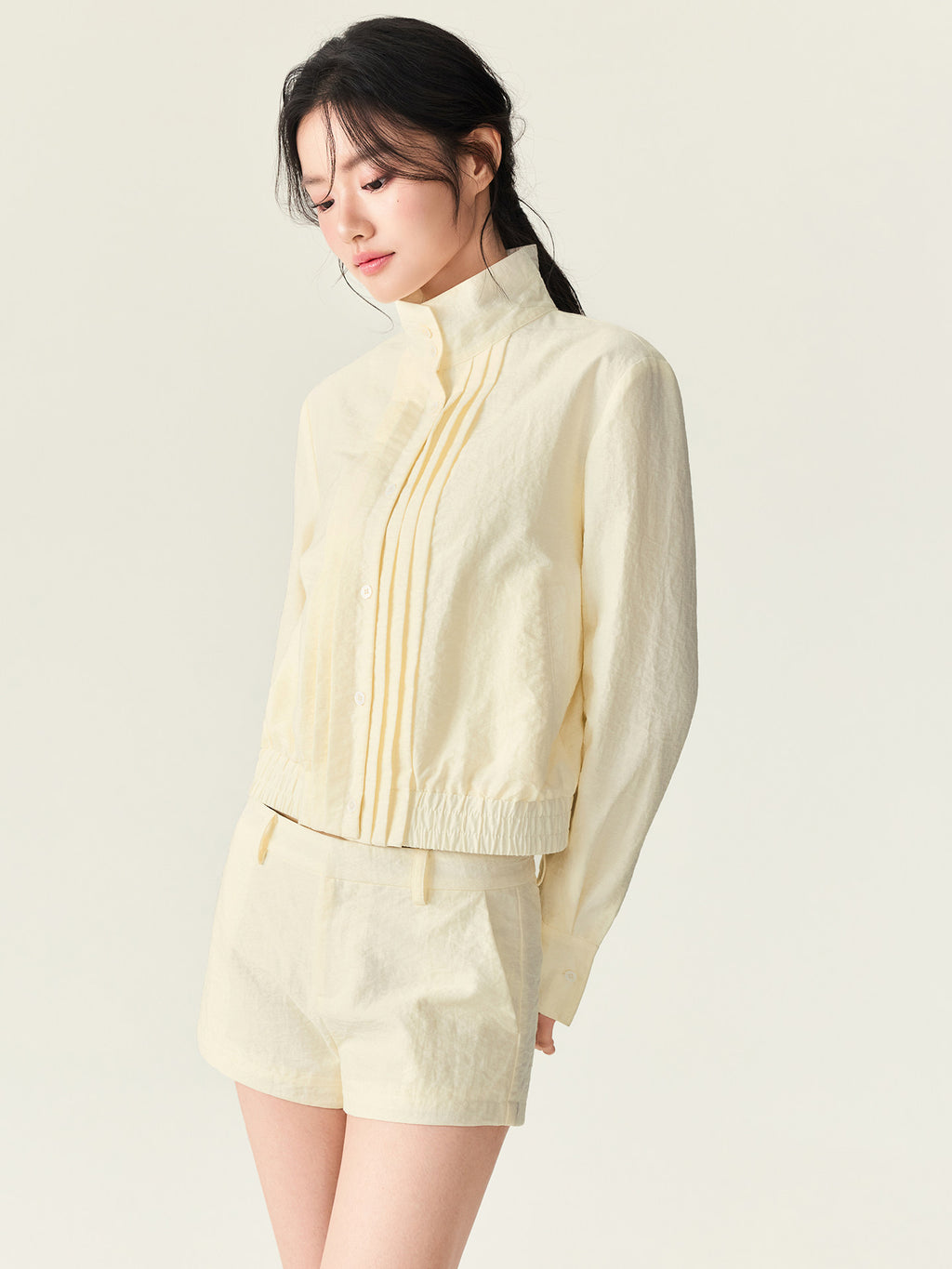 Lightweight Cardigan & Shorts Two-Piece Set for Women