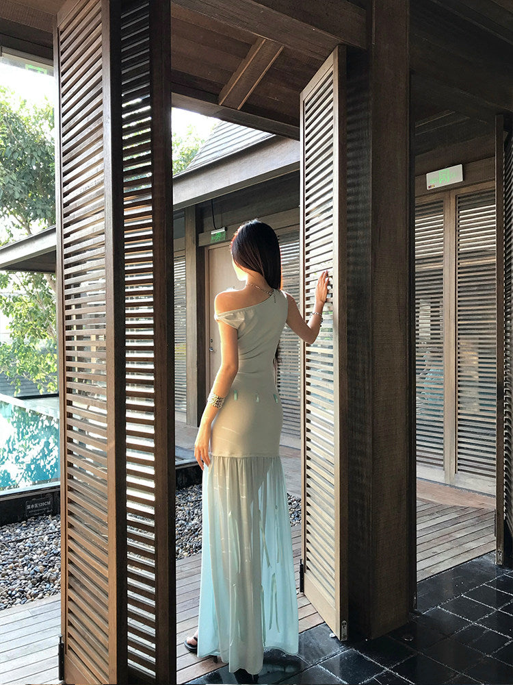 The 2-Way Mesh Bodycon Dress