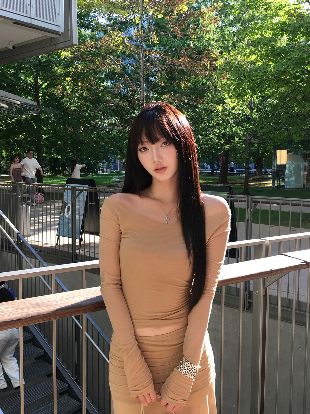 tube top+top+skirt