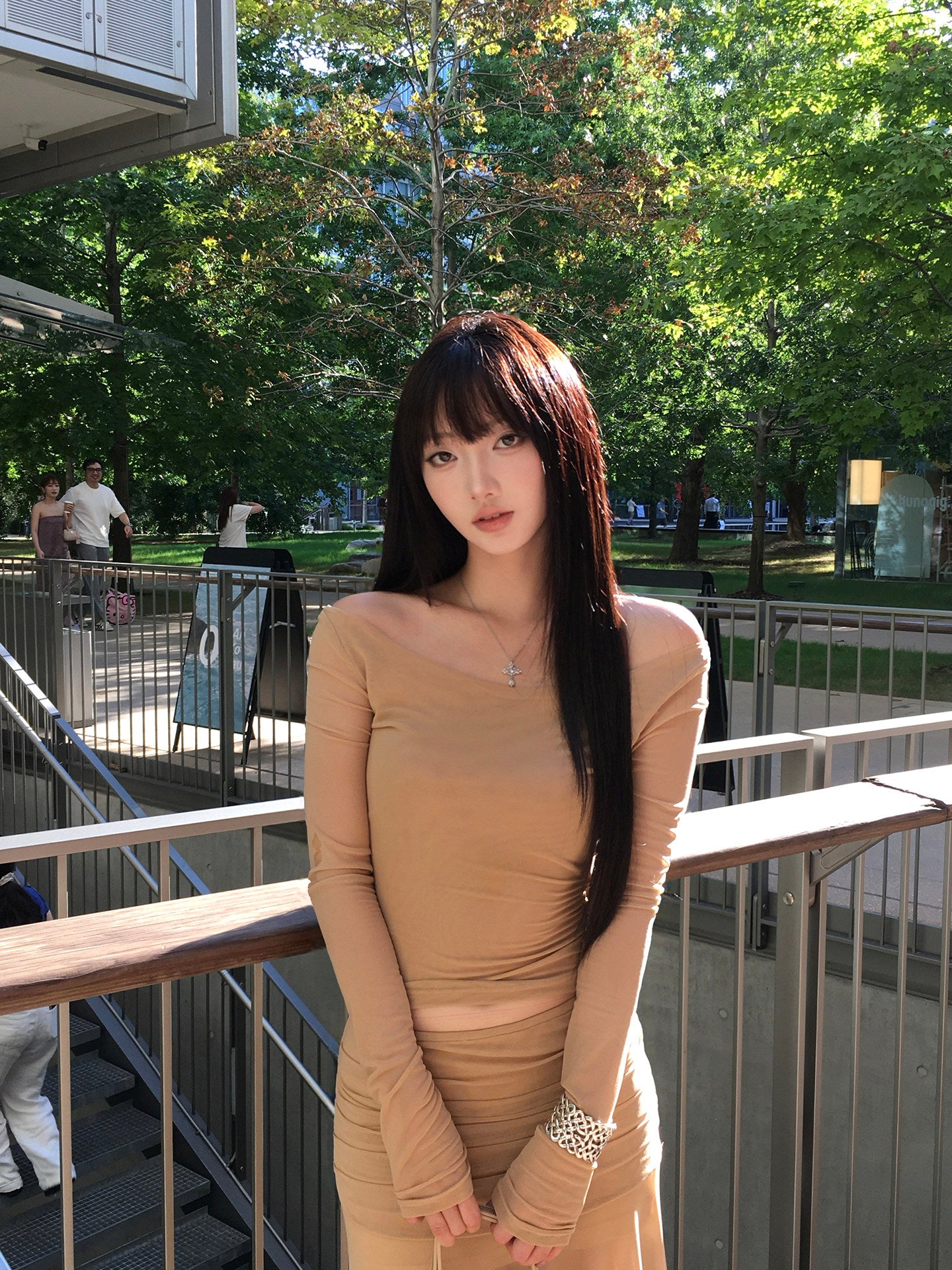 tube top+top+skirt