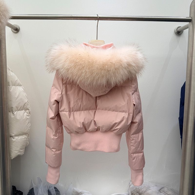 Women’s 90% Duck Down Cropped Puffer Jacket