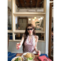 2026S/S  V-neck neck polka dot vest
