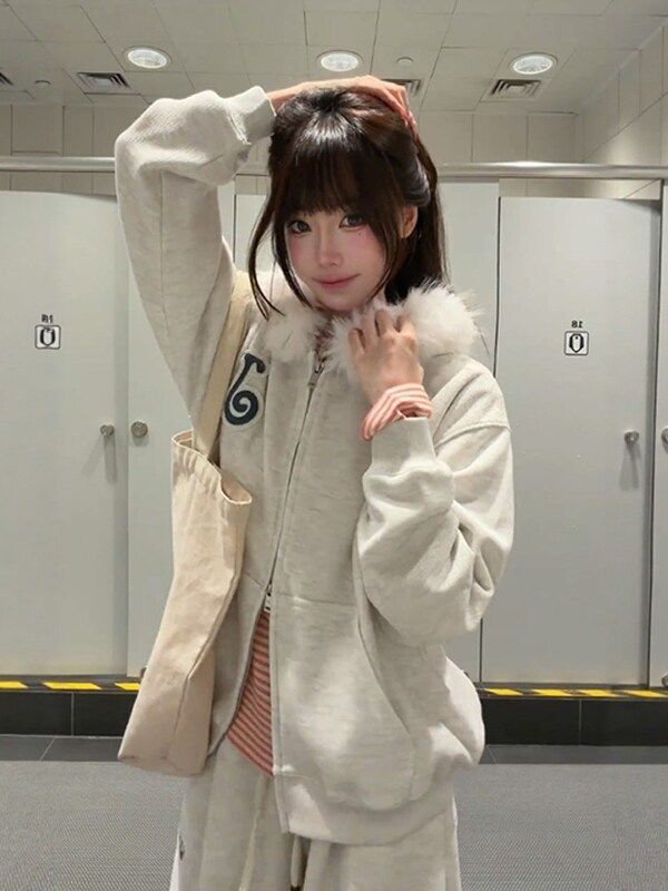Hooded Sweatshirt Jacket + Pants