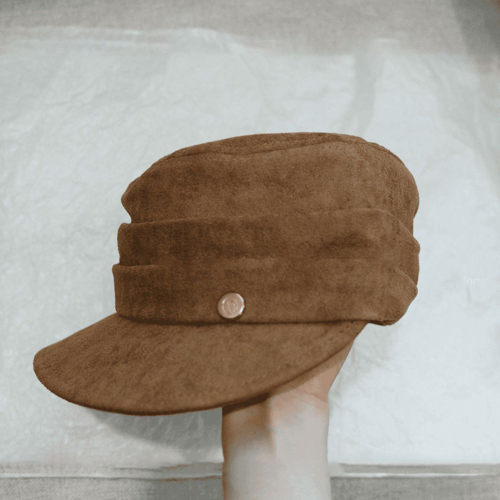 Gold Label Soft Suede Flat Top Cap