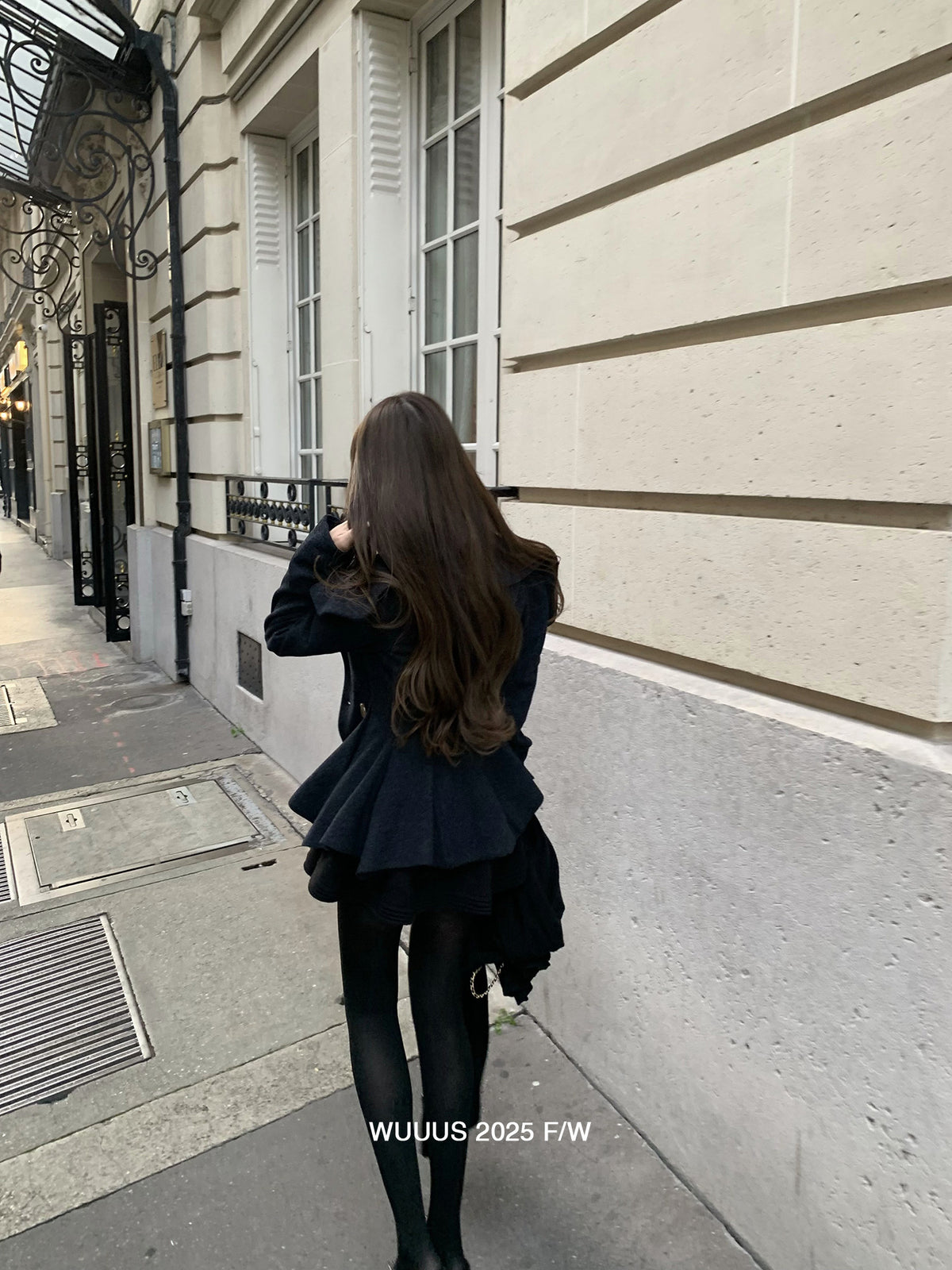 Women's Black and Grey Cropped Jacket