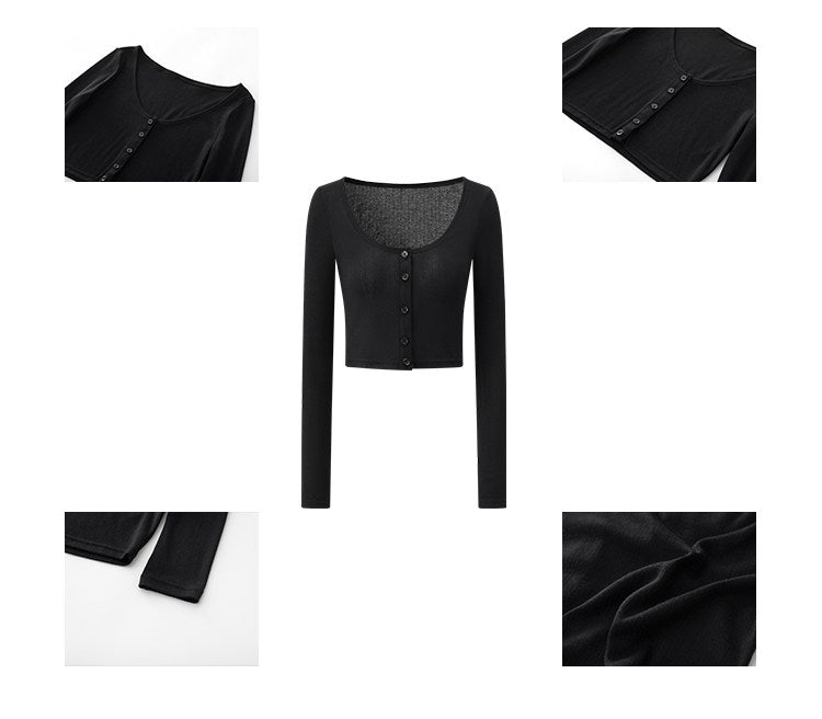 Cardigan + camisole + short skirt three-piece set