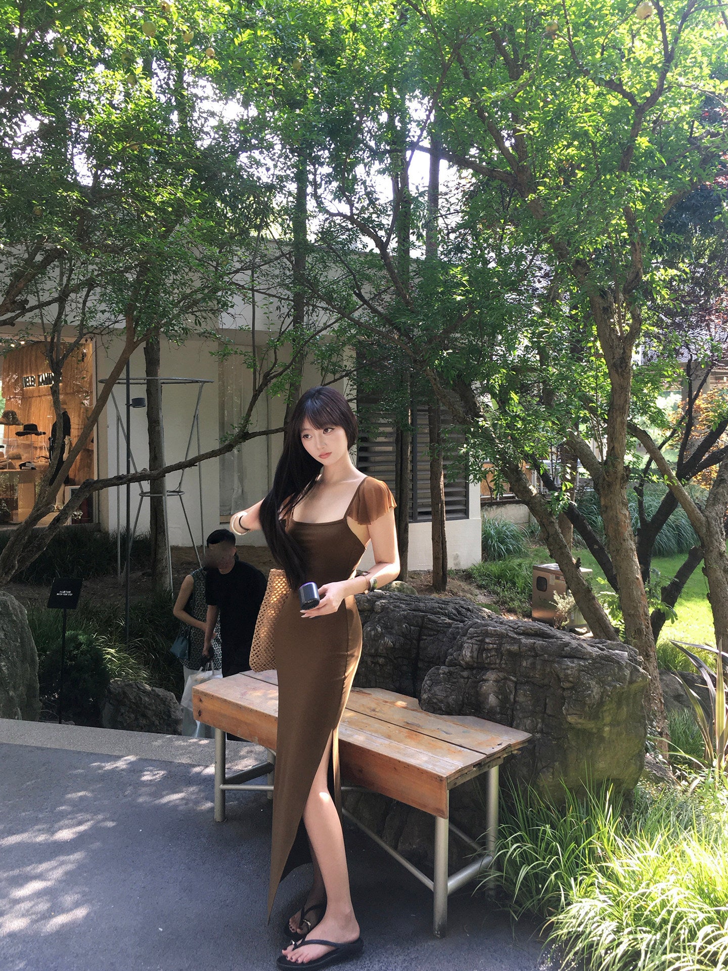 The Flutter Sleeve Bodycon Maxi
