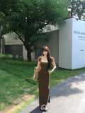 The Flutter Sleeve Bodycon Maxi