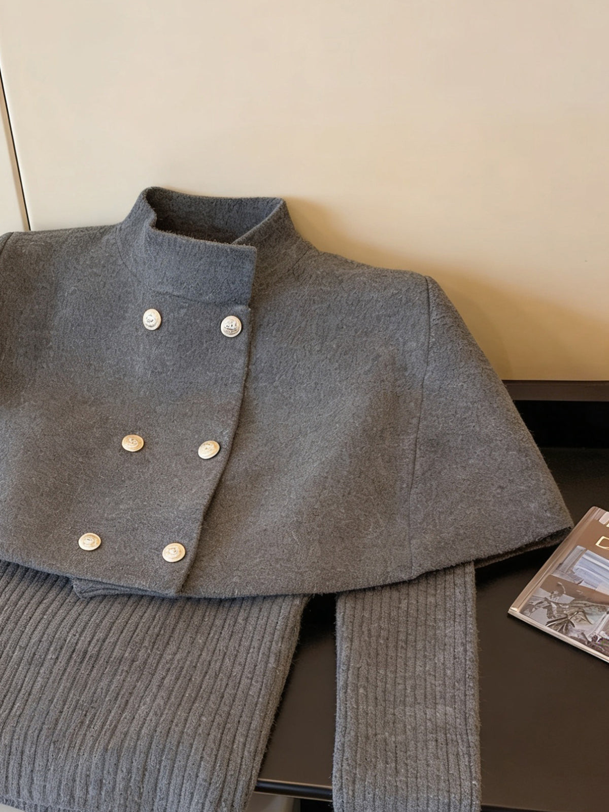 Grey Knit Co-ord Set