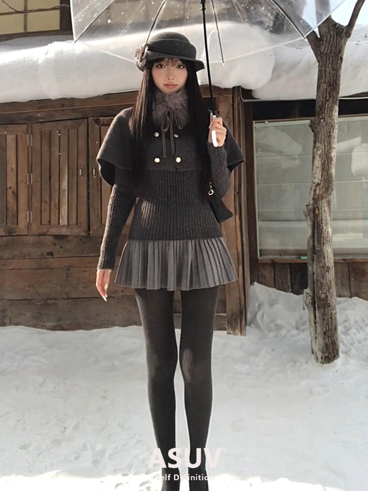 Grey Knit Co-ord Set