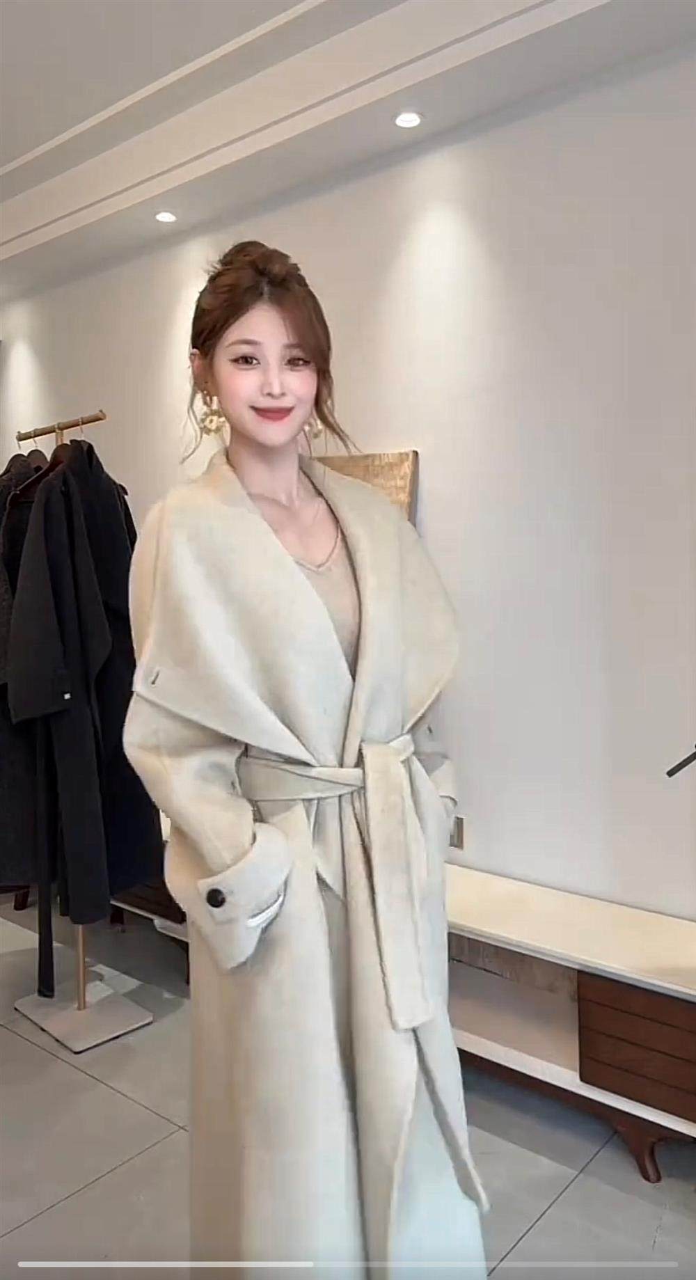 Women's Mid-Length Double-Faced Wool Coat