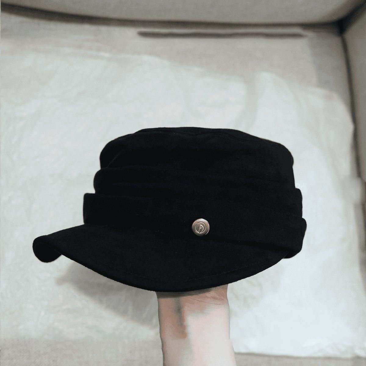 Gold Label Soft Suede Flat Top Cap