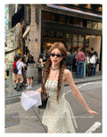 Polka Dot Print Loose Casual Midi Dress