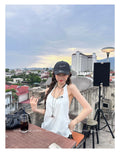 Soft Loose Halter Backless Camisole